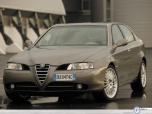 Alfa Romeo 166 front view wallpaper