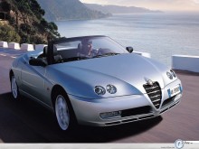 Alfa Romeo Spider front view wallpaper