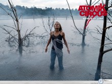 Atomik Circus lady in water wallpaper