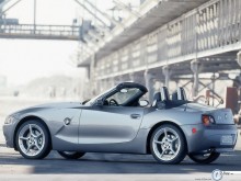 Bmw Z4 cabrio grey wallpaper