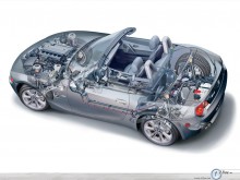 Bmw Z4 detailed top view wallpaper