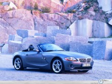 Bmw Z4 rocks wallpaper