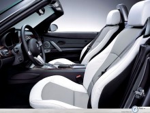 Bmw Z4 white interior wallpaper