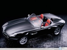 Bmw Z8 black top view wallpaper