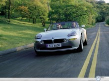 Bmw Z8 green nature wallpaper