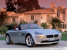 Bmw Z8 in the yard wallpaper