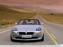 Bmw Z8 panoramic view wallpaper