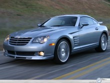 Chrysler Crossfire down the road wallpaper