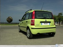 Fiat Panda rear view wallpaper