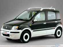 Fiat Panda two colours car wallpaper