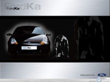 Ford Ka in black wallpaper