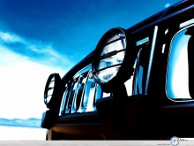 Hummer H2 front part wallpaper