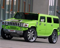 Hummer H2 green