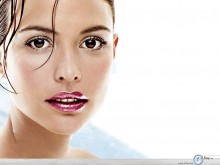 Josie Maran sexy excited face wallpaper