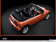 Mini Cooper Cabrio up view wallpaper