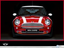 Mini Cooper front profile wallpaper