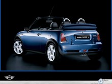 Mini Cooper S Cabrio blue  wallpaper