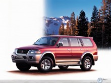 Mitsubishi Pajero side profile wallpaper